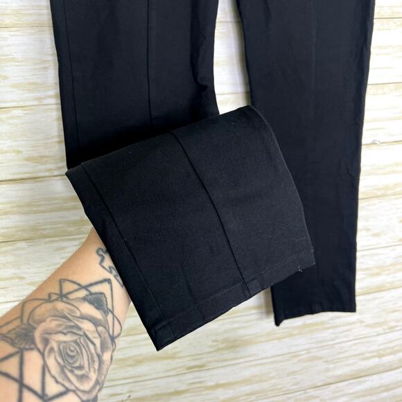 Eileen Fisher Organic Cotton Side Zip Trouser Pants - Picture 3 of 8